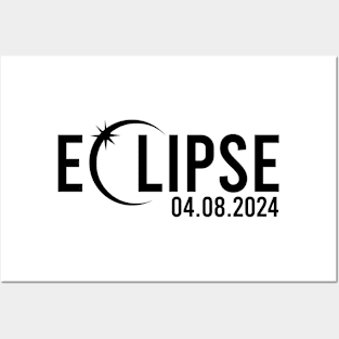 Total Solar Eclipse 2024 Posters and Art